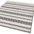 Monty 200x290cm MN03 Black/Cream Stripe Rug