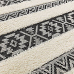 Monty 080x150cm MN03 Black/Cream Stripe Rug