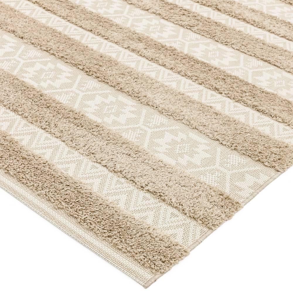 Monty 120x170cm MN04 Natural/Cream Stripe Rug