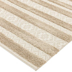 Monty 120x170cm MN04 Natural/Cream Stripe Rug