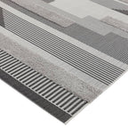 Monty 080x150cm MN05 Black/Grey Geometric Rug