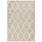 Monty 080x150cm MN07 Beige/Cream Diamond Rug