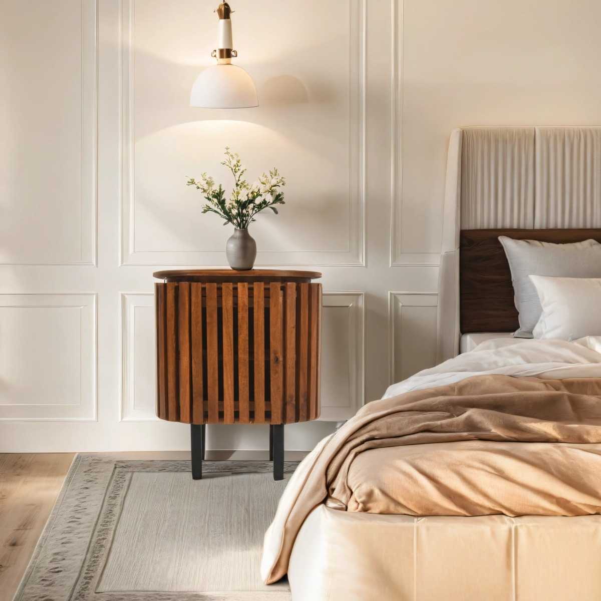 Olsen Mango Wood Bedside Table