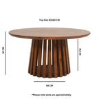 Olsen Mango Wood Round Coffee Table