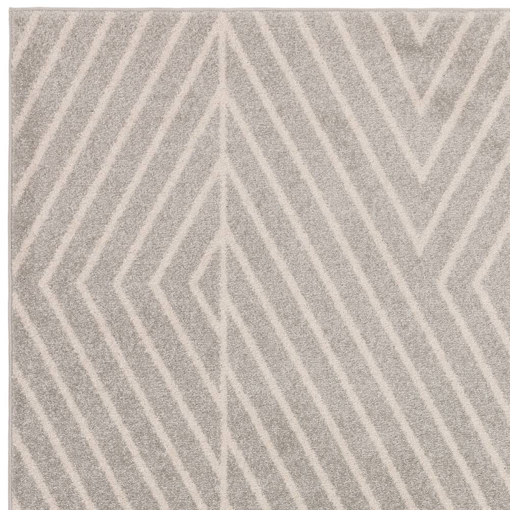 Muse 200x290cm Grey Linear Rug MU09 Rug