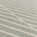 Muse 120x170cm Grey Linear Rug MU09 Rug
