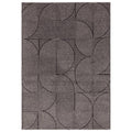 Muse 120x170cm Charcoal Swirl Rug MU01 Rug