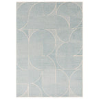 Muse 080x150cm Blue Swirl Rug MU02 Rug