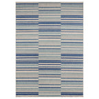 Muse 080x150cm Blue Stripe Rug MU05 Rug