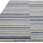 Muse 080x150cm Blue Stripe Rug MU05 Rug