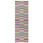 Muse 080x150cm Multi-Coloured Stripe Rug MU06 Rug