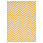 Muse 160x230cm Yellow Chevron Rug MU08 Rug