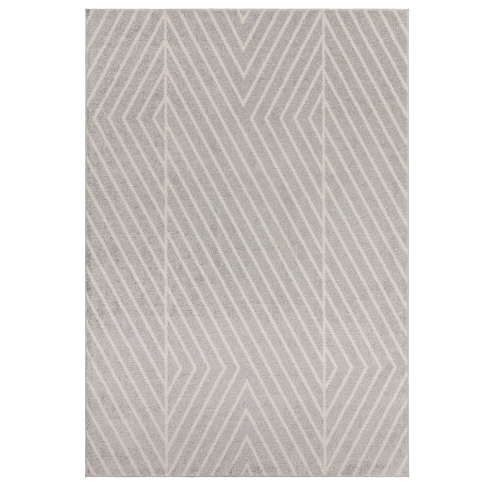 Muse 066x240cm Grey Linear Rug MU09 Rug