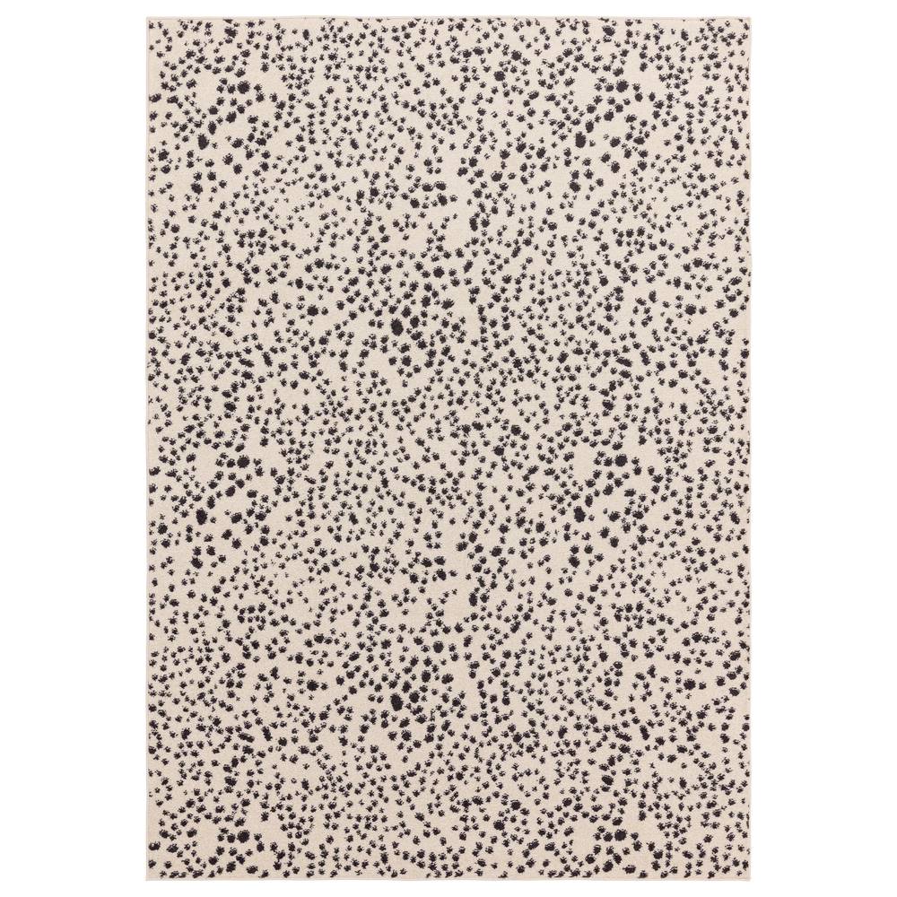 Muse 200x290cm Black Spotty Rug MU11 Rug