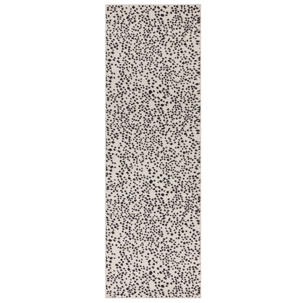 Muse 080x150cm Black Spotty Rug MU11 Rug