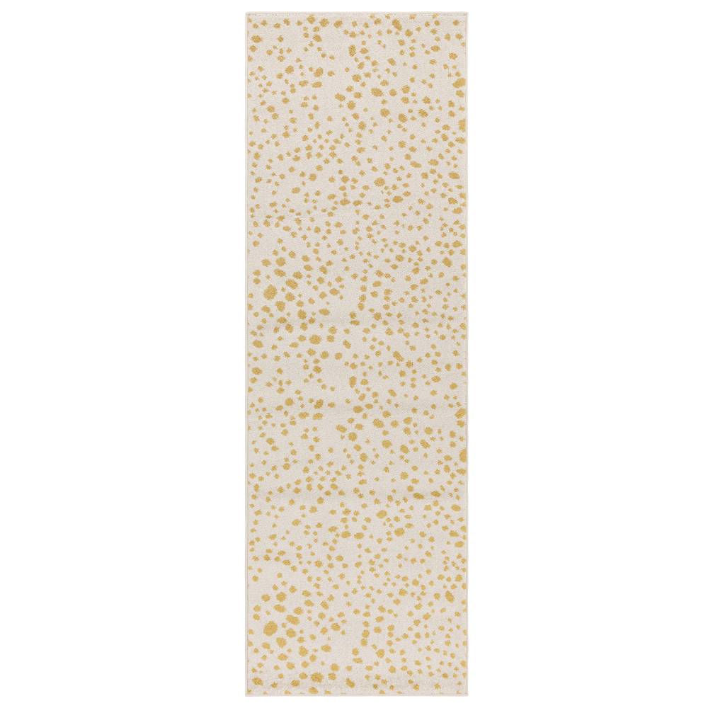 Muse 200x290cm Yellow Spotty Rug MU12 Rug