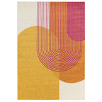Muse 120x170cm Orange Retro Rug MU13 Rug