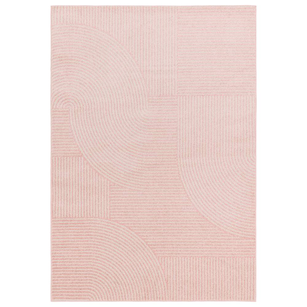Muse 120x170cm Pink Geometric Rug MU17 Rug