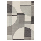 Muse 080x150cm Grey Art Deco Rug MU20 Rug
