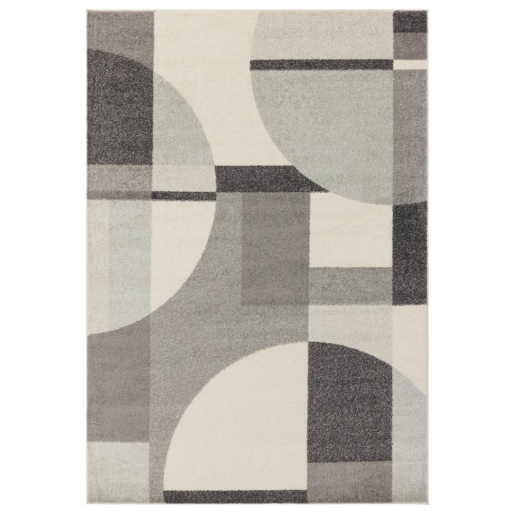 Muse 120x170cm Grey Art Deco Rug MU20 Rug