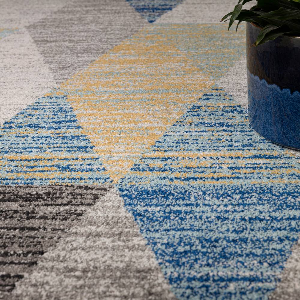 Muse 200x290cm Harlequin Blue MU25 Rug