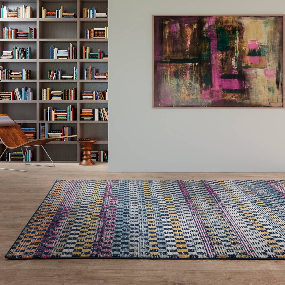 Muse 200x290cm Check Bright MU30 Rug
