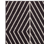 Muse 080x150cm Black Linear Rug MU10 Rug
