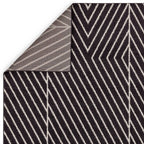 Muse 200x290cm Black Linear Rug MU10 Rug