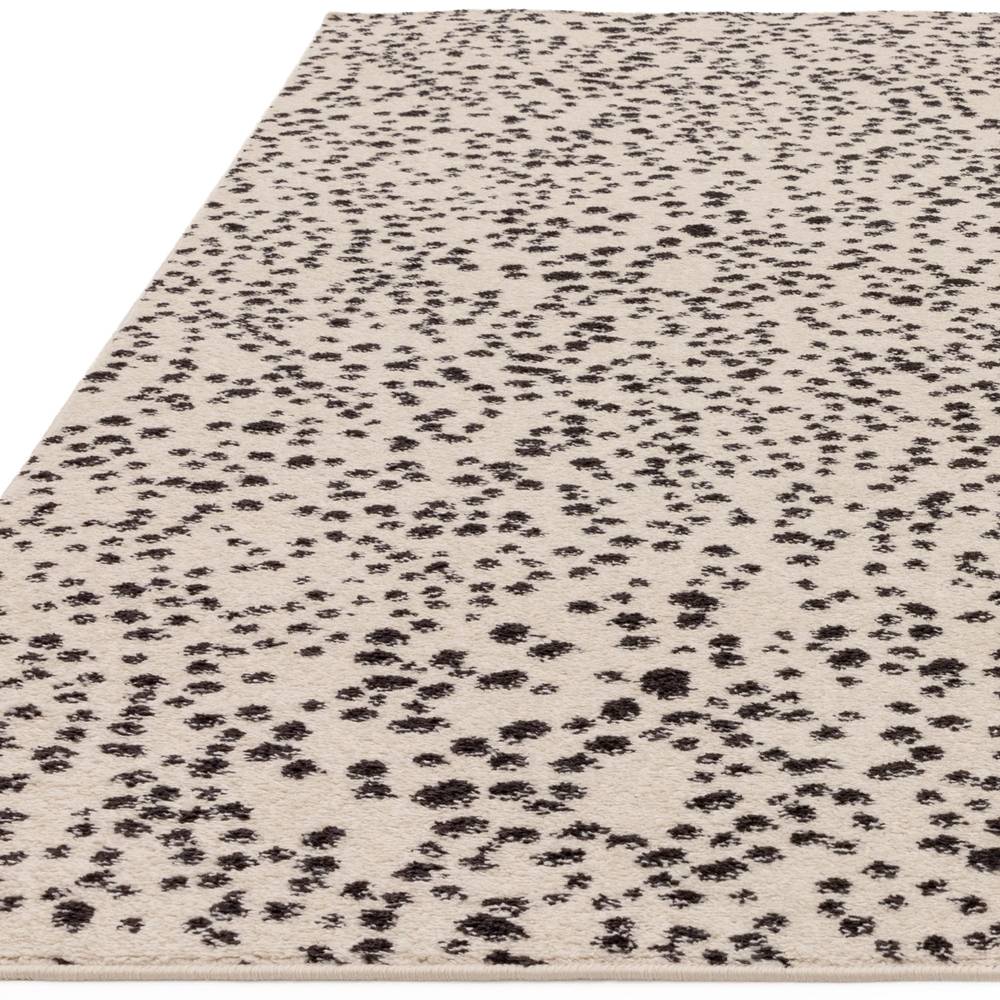 Muse 200x290cm Black Spotty Rug MU11 Rug