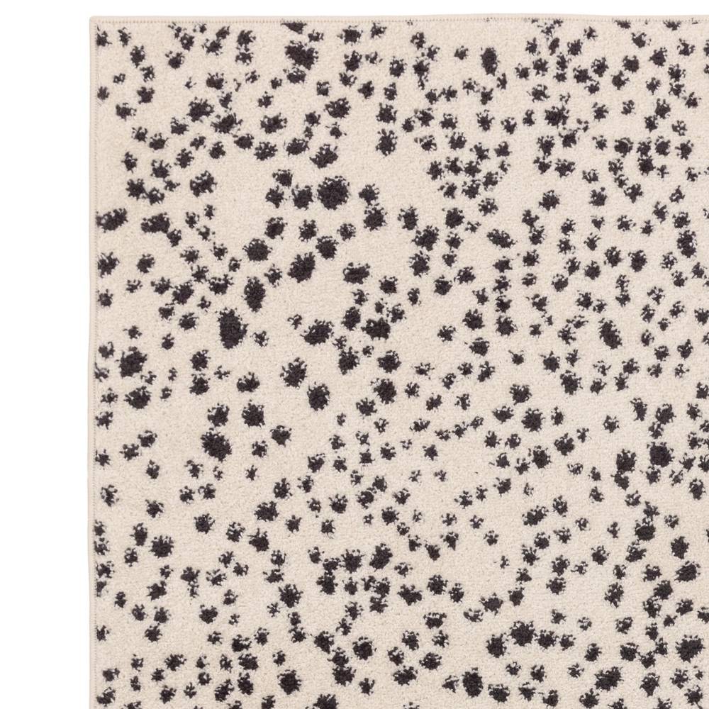 Muse 160x230cm Black Spotty Rug MU11 Rug