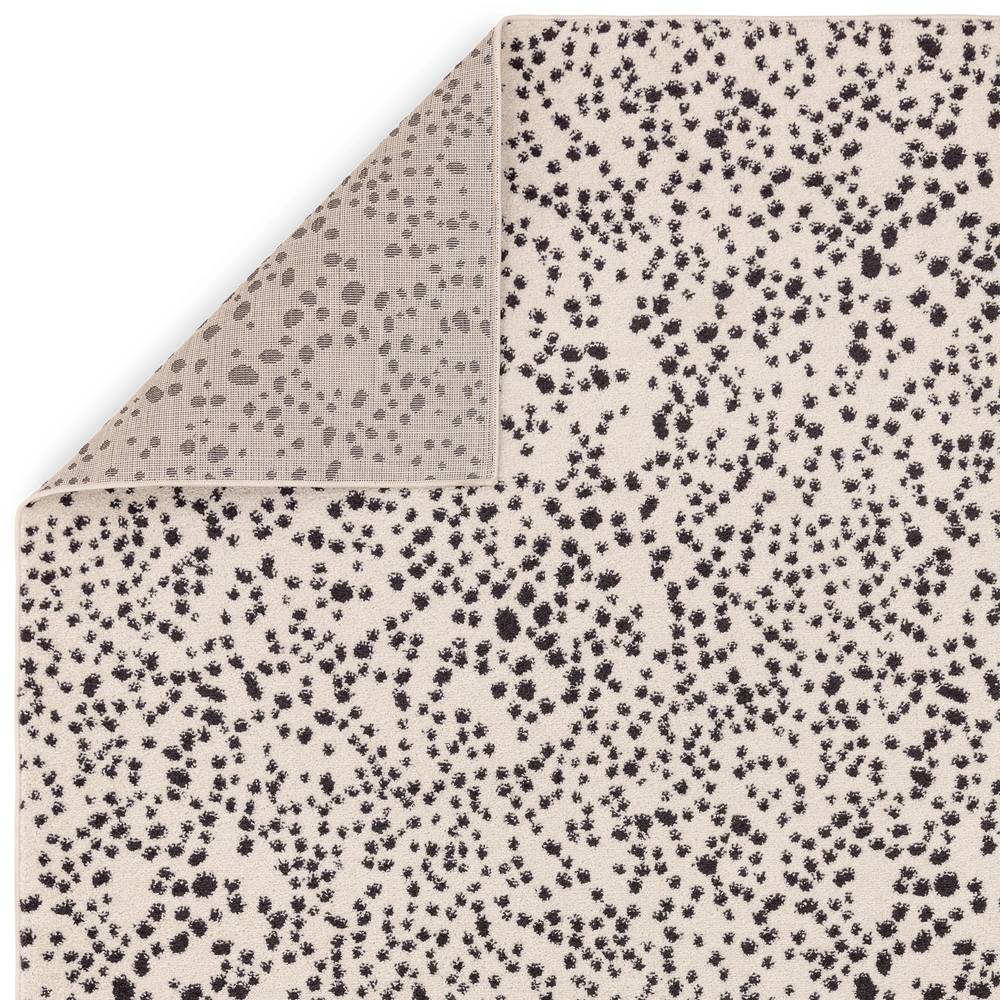 Muse 160x230cm Black Spotty Rug MU11 Rug