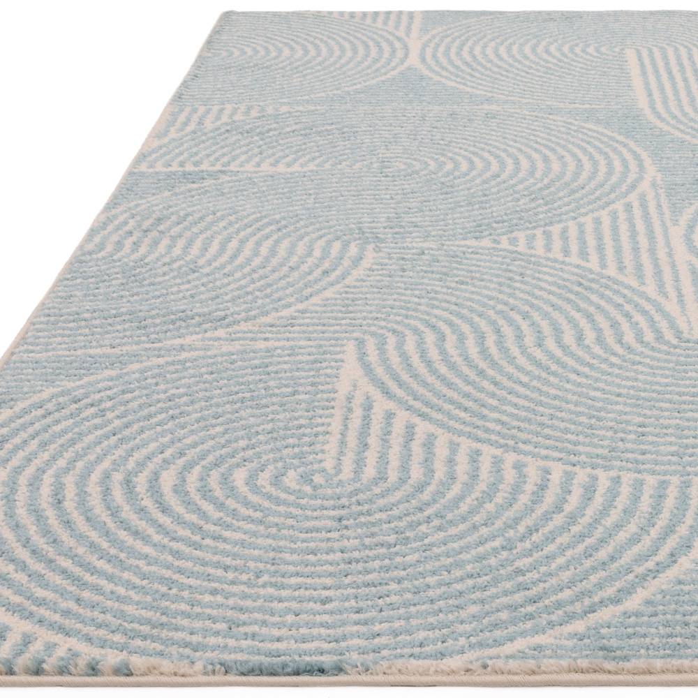 Muse 160x230cm Blue Swirl Rug MU02 Rug