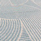 Muse 200x290cm Blue Swirl Rug MU02 Rug