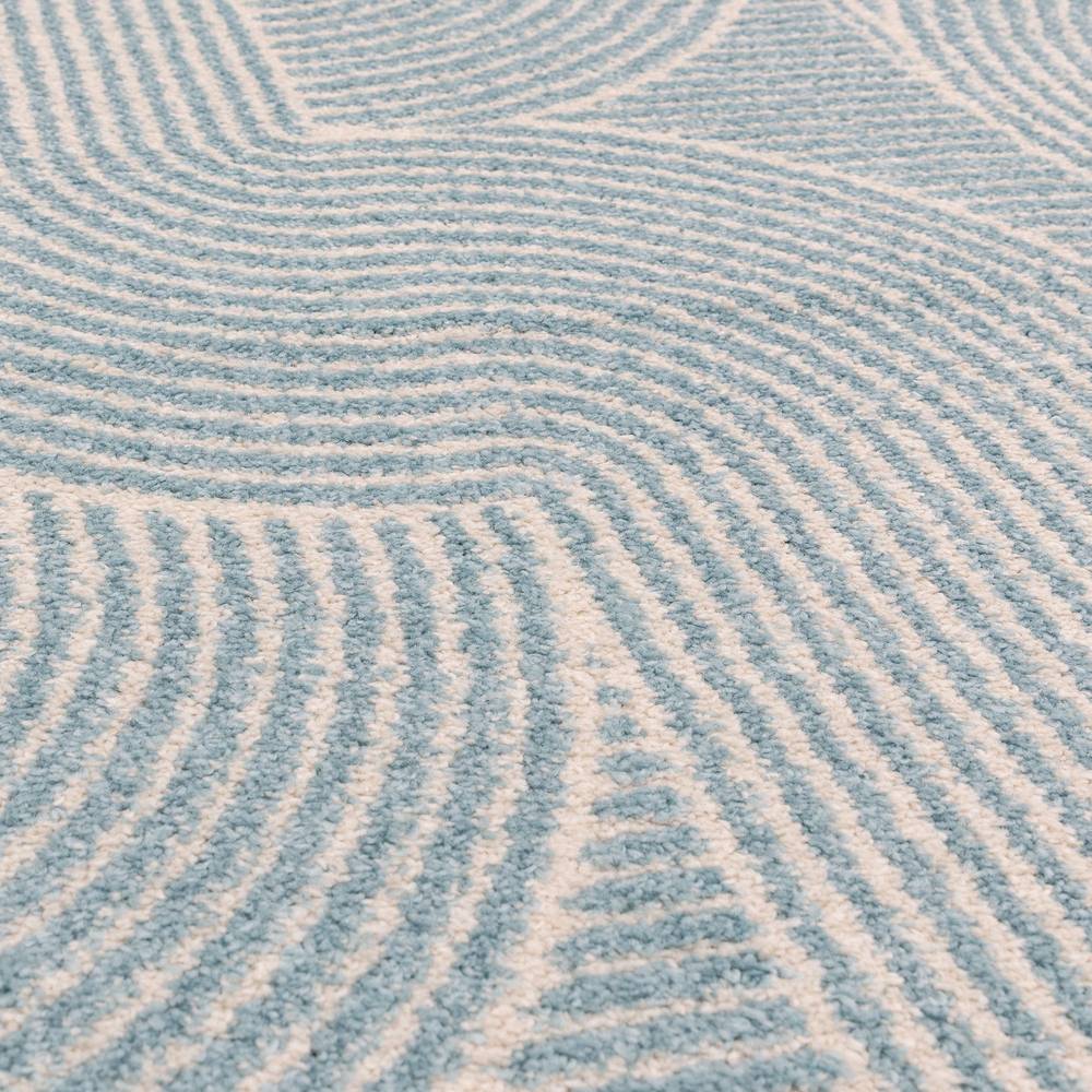 Muse 200x290cm Blue Swirl Rug MU02 Rug