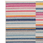 Muse 080x150cm Multi-Coloured Stripe Rug MU06 Rug