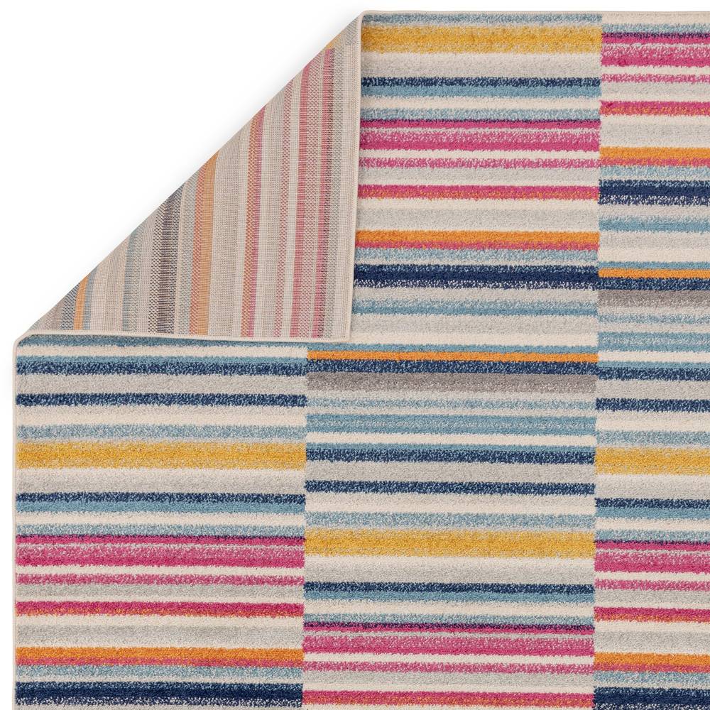 Muse 080x150cm Multi-Coloured Stripe Rug MU06 Rug