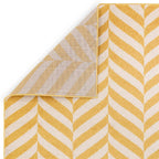 Muse 160x230cm Yellow Chevron Rug MU08 Rug