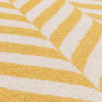 Muse 160x230cm Yellow Chevron Rug MU08 Rug