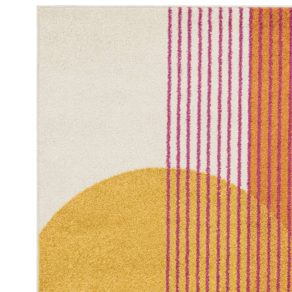 Muse 120x170cm Orange Retro Rug MU13 Rug