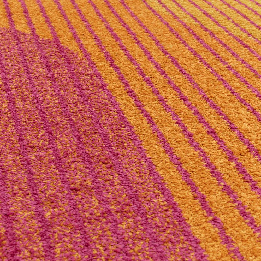 Muse 200x290cm Orange Retro Rug MU13 Rug