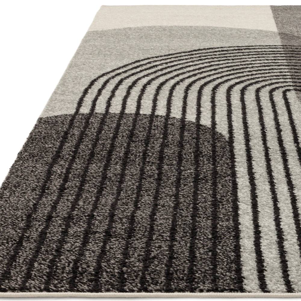 Muse 200x290cm Grey Retro Rug MU14 Rug