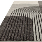 Muse 200x290cm Grey Retro Rug MU14 Rug