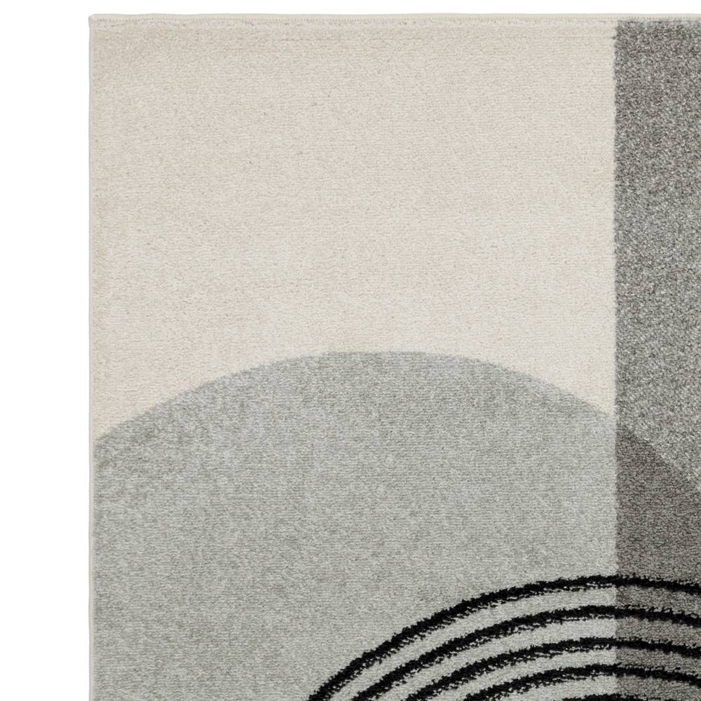 Muse 200x290cm Grey Retro Rug MU14 Rug