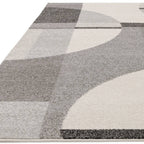 Muse 200x290cm Grey Art Deco Rug MU20 Rug
