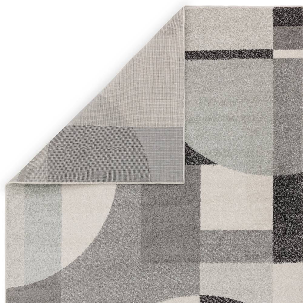 Muse 080x150cm Grey Art Deco Rug MU20 Rug
