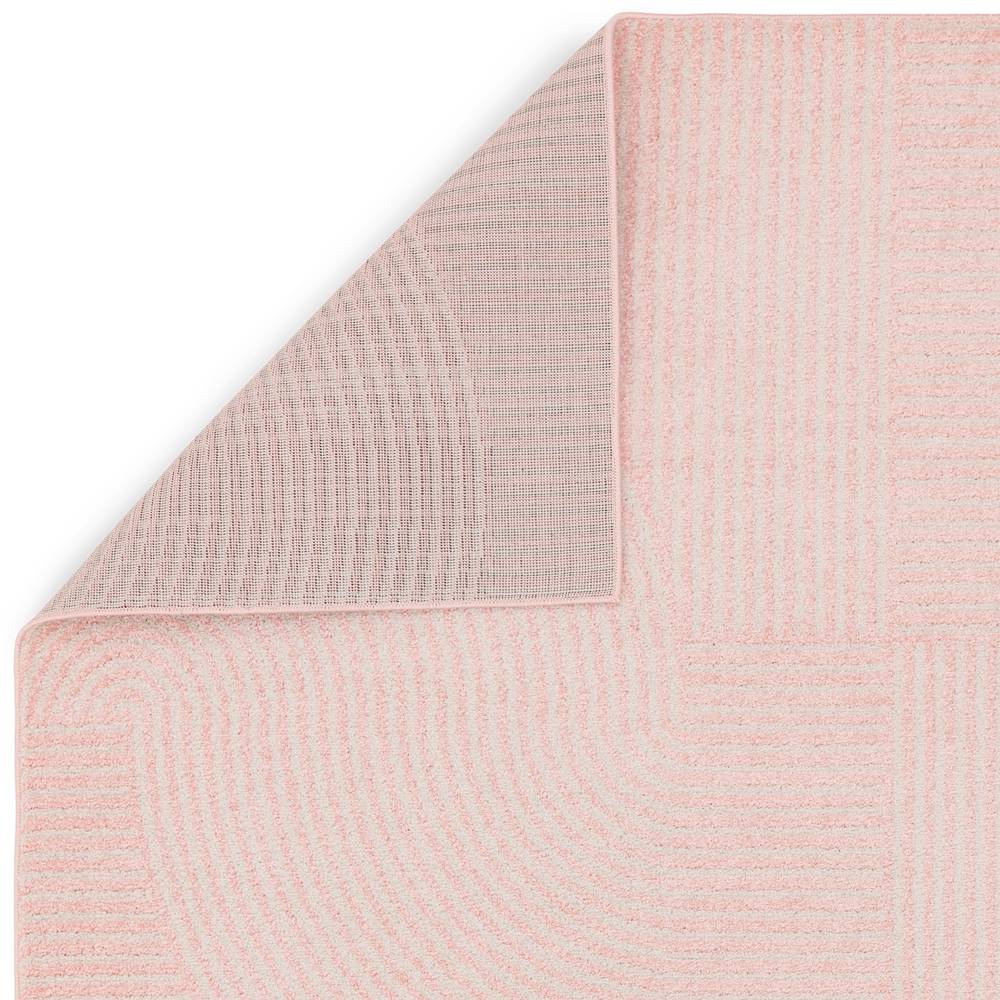 Muse 120x170cm Pink Geometric Rug MU17 Rug