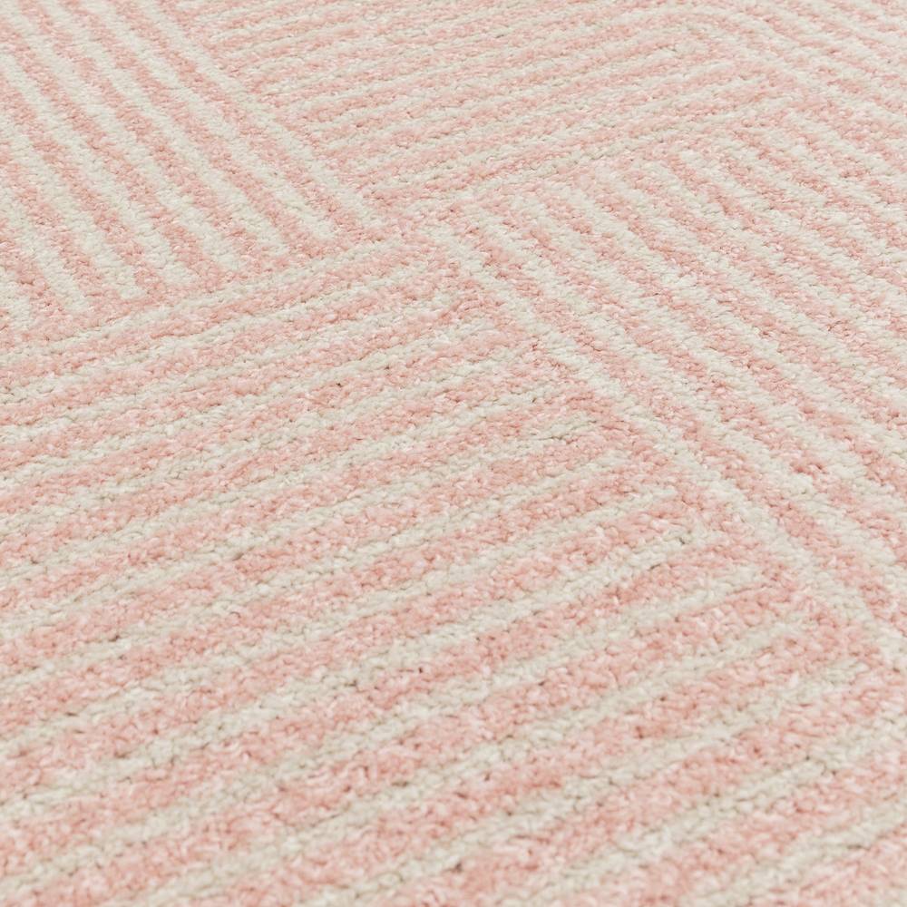 Muse 200x290cm Pink Geometric Rug MU17 Rug
