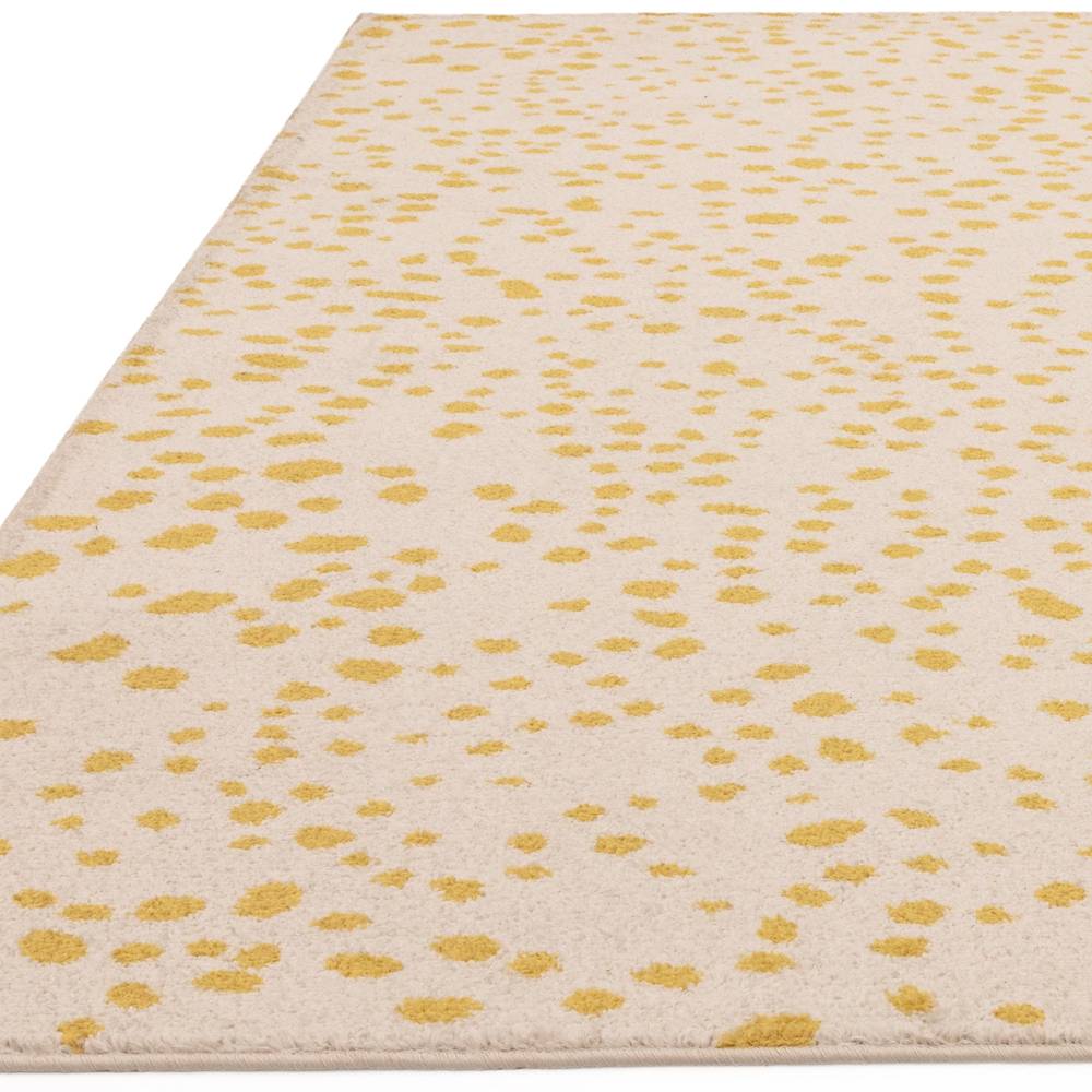 Muse 160x230cm Yellow Spotty Rug MU12 Rug