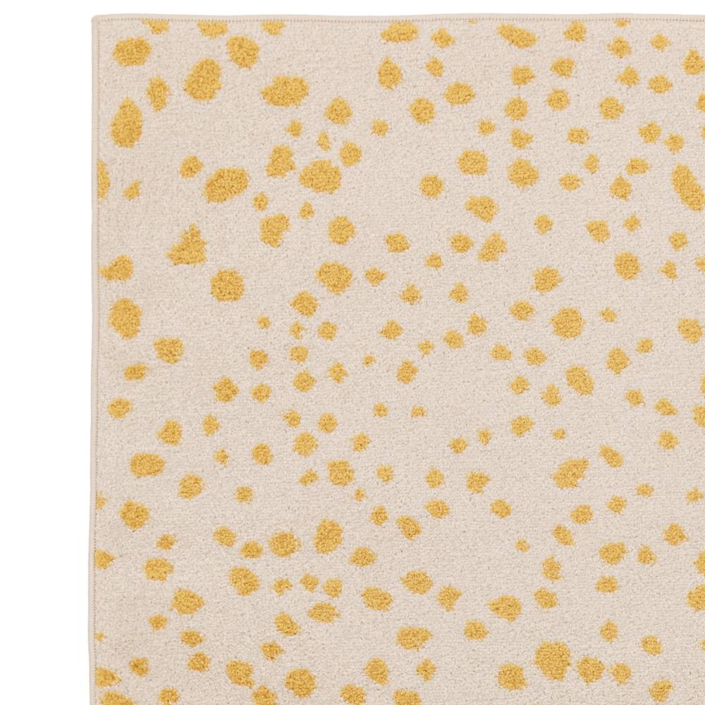 Muse 120x170cm Yellow Spotty Rug MU12 Rug