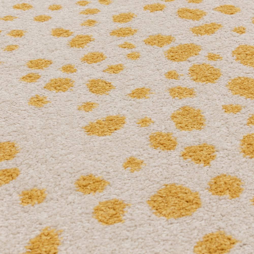 Muse 120x170cm Yellow Spotty Rug MU12 Rug